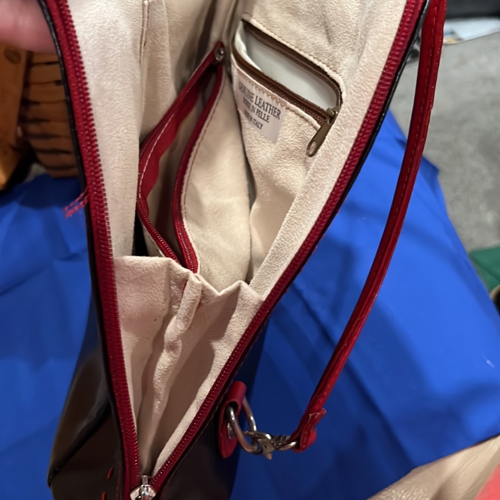 L’amica Leather Shoulder Conversion Backpack Purse - image 7